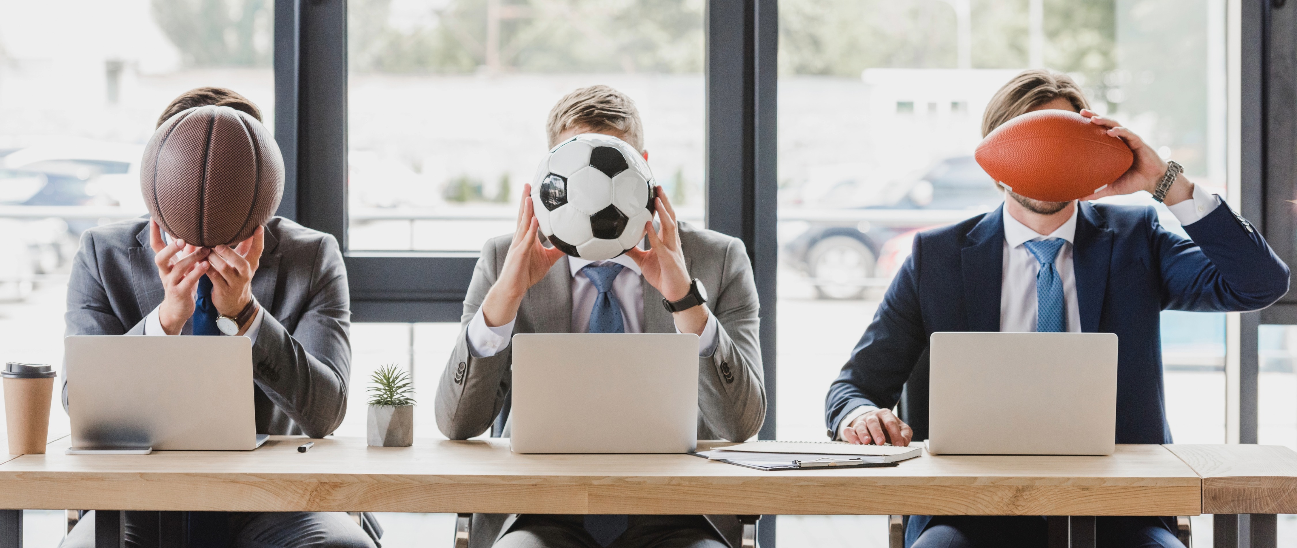 people with sports balls